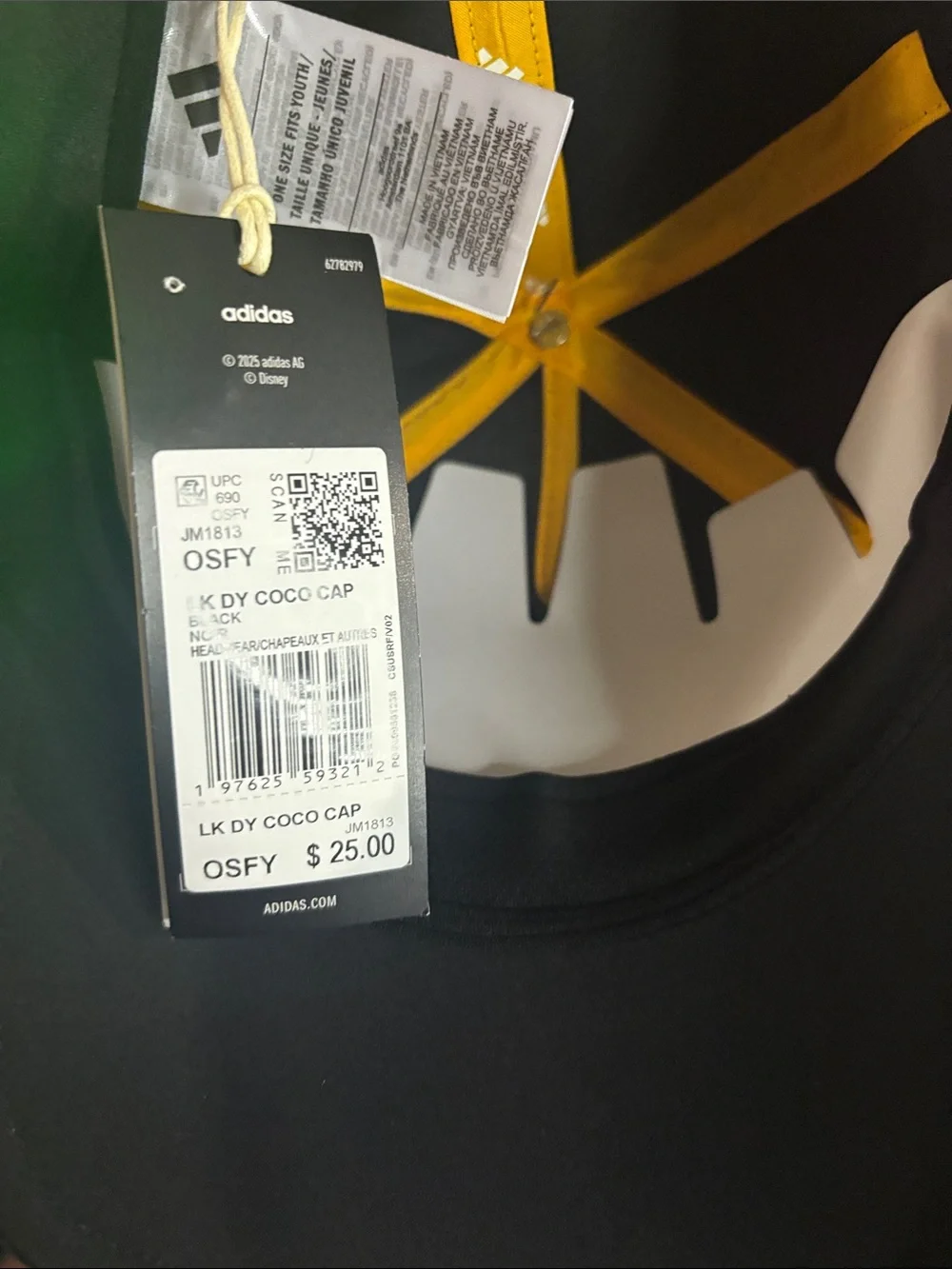 adidas black baseball